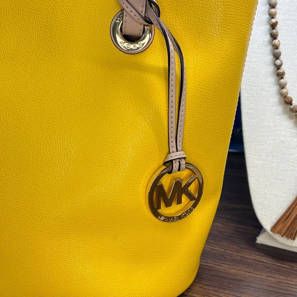 Michael Kors Bright Yellow Tote - Picture 1 of 13